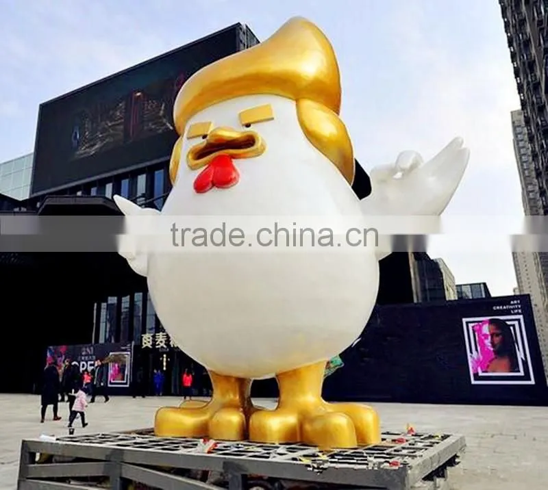 Popular Year of the Rooster Inflatable Tent President Trump Hair and Gesture Tent Model