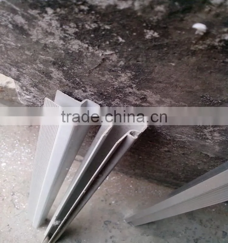 Color anodised powder coated black board aluminum profile