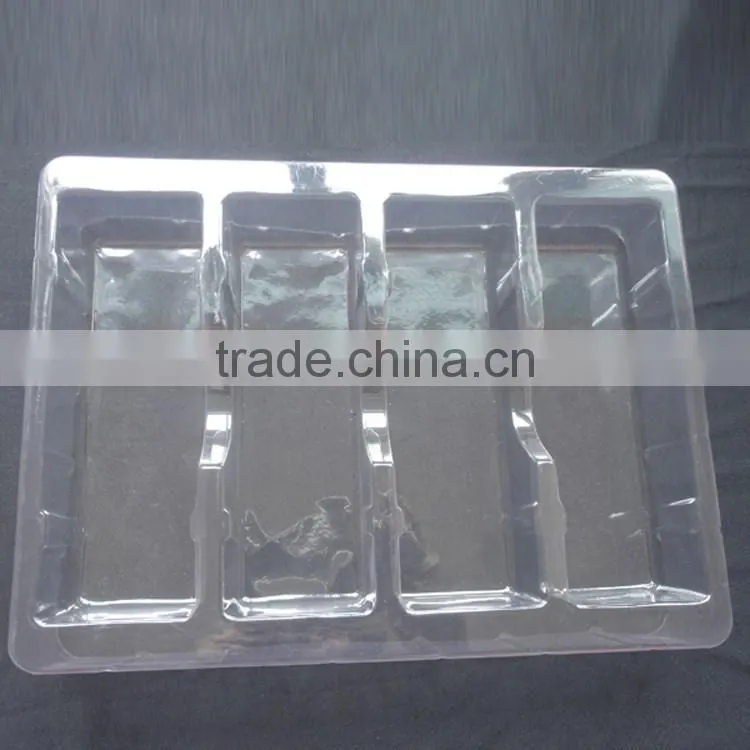 Selling food grade PS disposable plastic take away lunch box with compartment