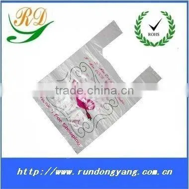 biodegradable plastic garbage bag on roll/degradable hdpe or ldpe rolling bag