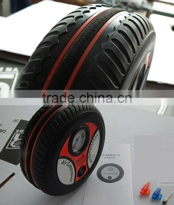 Supply creative automotive portable tyre inflator pump