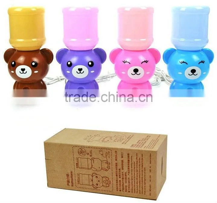 Supply Creative bear drinking machine lamps + piggy bank