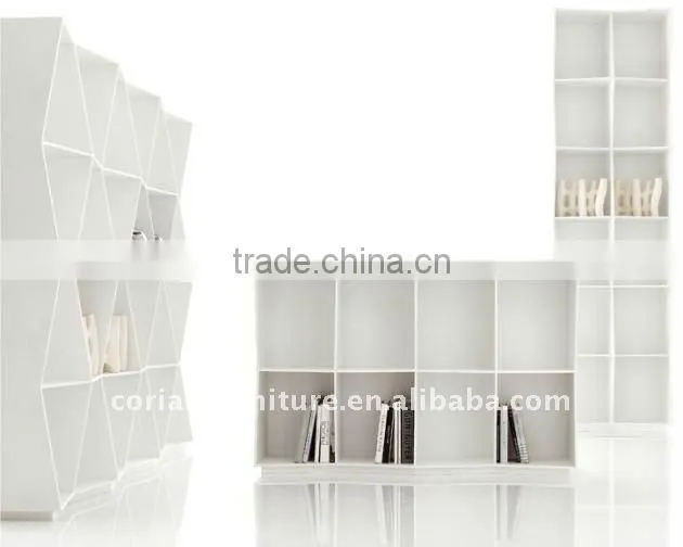 Corianfurniture Hi Macs made solid surface home bookcase