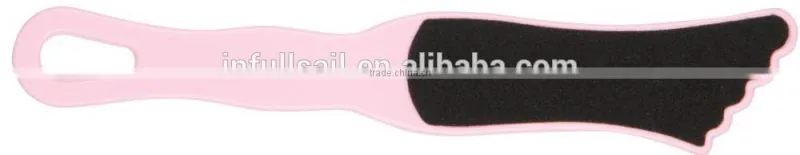 Plastic handle with ceramic foot file,foot smoother,pedicure foot file,