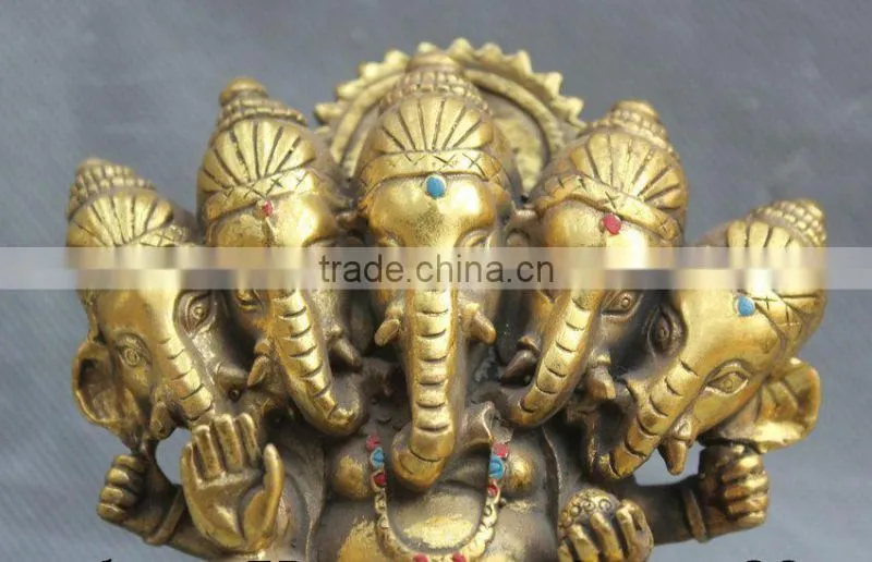 Art And Collectible Use Home Decoration Bronze Ganesha Statue