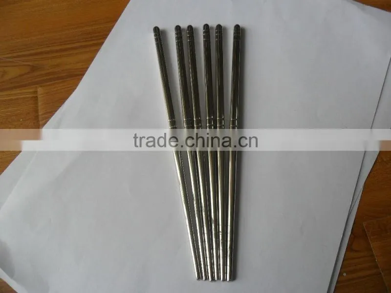 WNL-912 Twisted handle stainless steel travel chopsticks