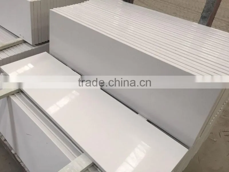 Pure White Quartz Lavotory Bathroom Vanity
