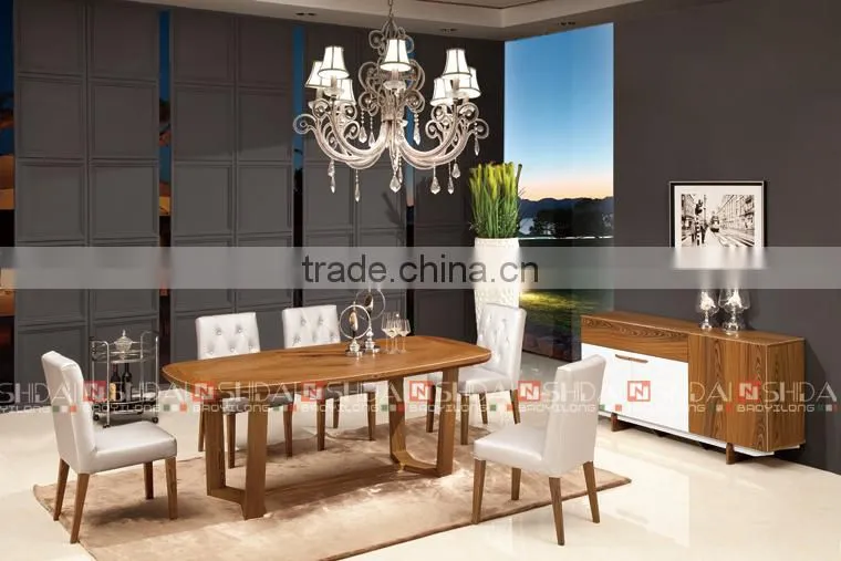 Top malaysia solid wood dining table A-44