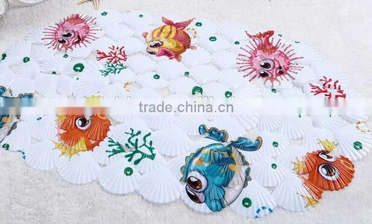 Factory hot selling stone like finish pvc bath mats