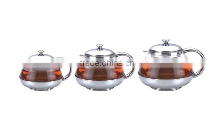 glass tea pot with filter pitcher