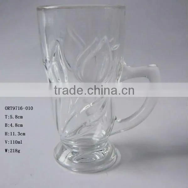 6oz 8oz 10oz 12oz color printing glass coffee mug