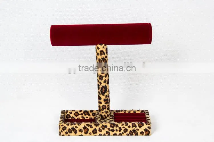 Velvet bracelet display with ring box