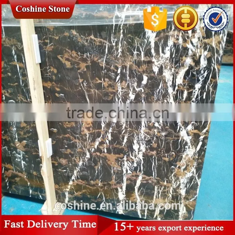 Nero portoro gold marble slab on sale
