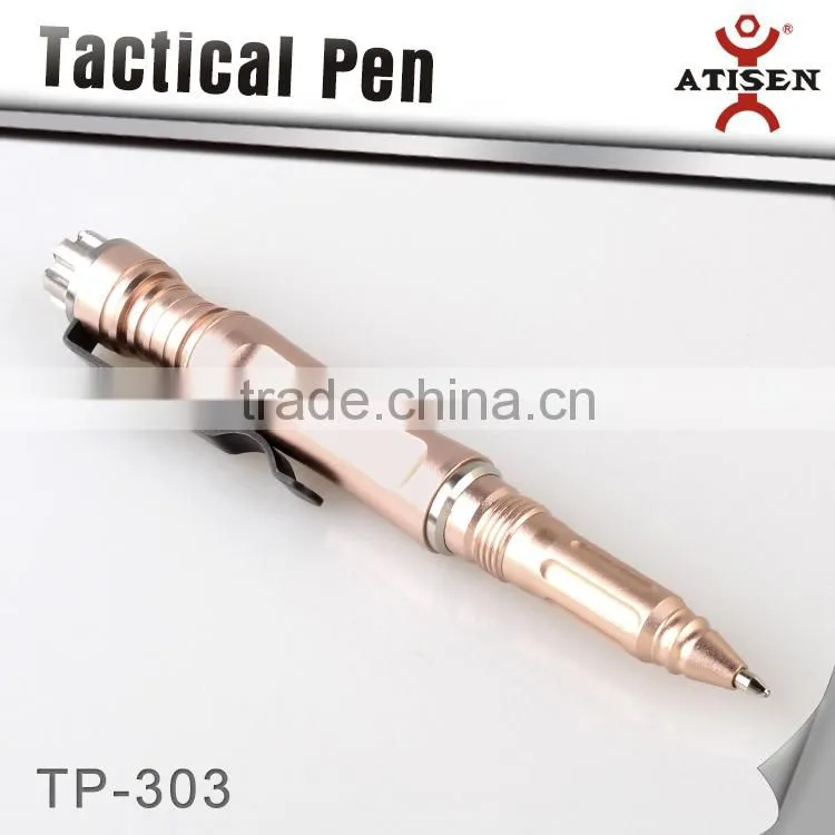 Self Defense Tool Tactical ball point pen,glass breaker 2 in 1 TP-303