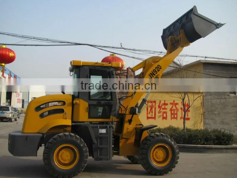 China heavy equipment HZ JN920 wheel loader with qucik hitch,ce