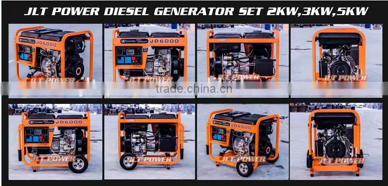 3KW LPG gasoline dual use generator machine set