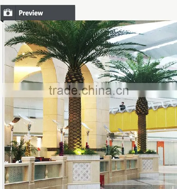 PU high quality outdoor indoor Artificial coconut palm tree