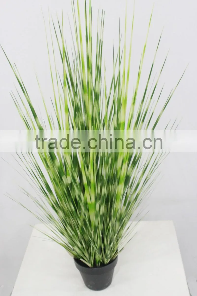 Wholesale artificial plants zebra onion grass in pot