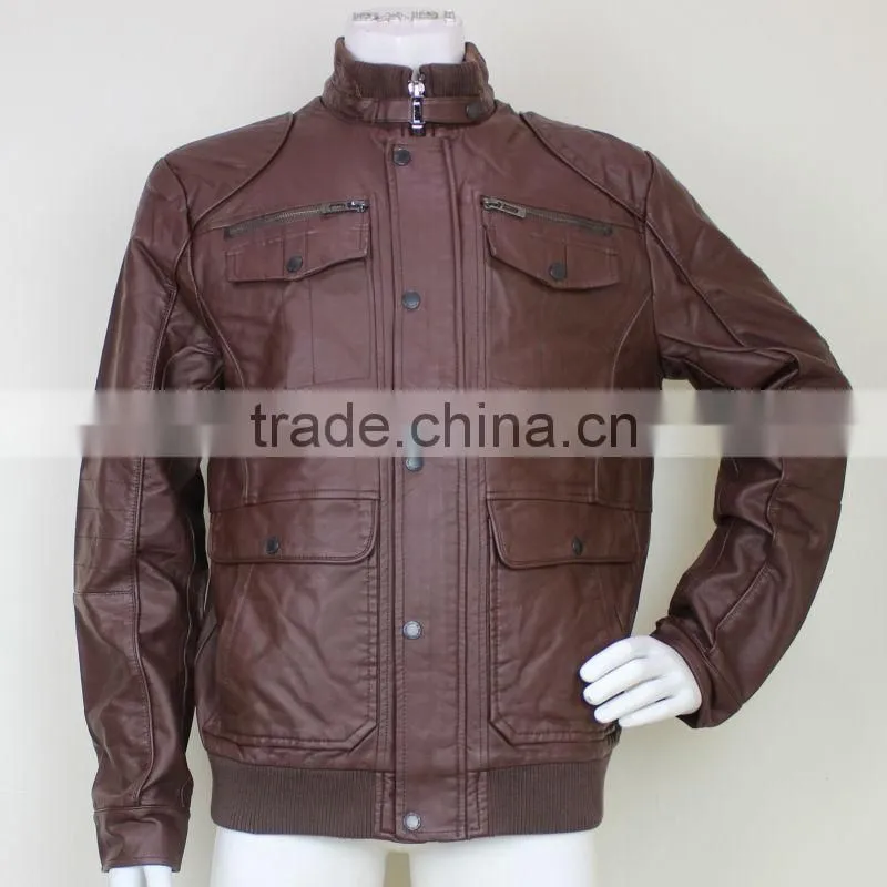 X-Men's Leather Bomber Jacket