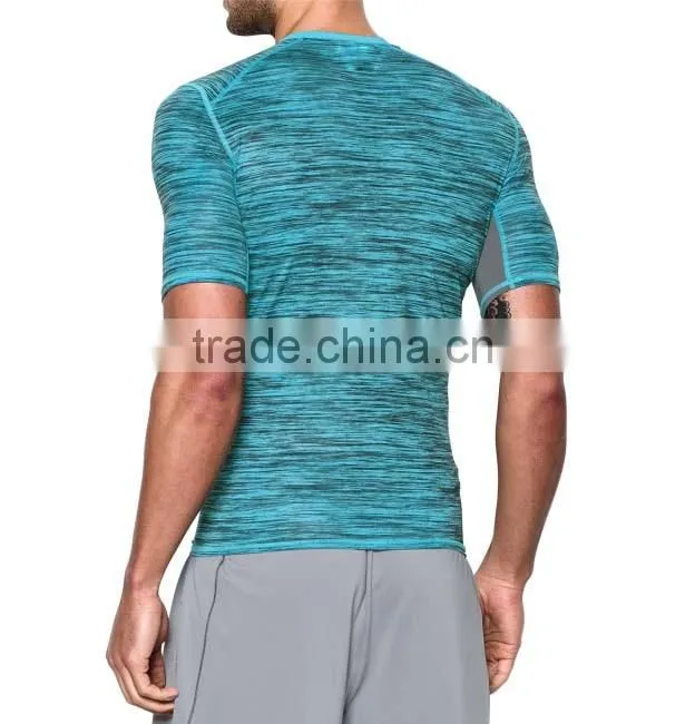 China Factoty Wholesale Made Plain Gym Sports Wear O-neck Custom T shirt