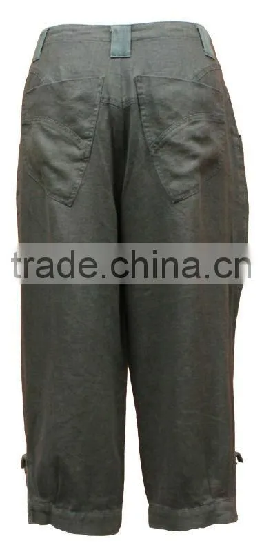 100% cotton leisure type sports half pants for laides