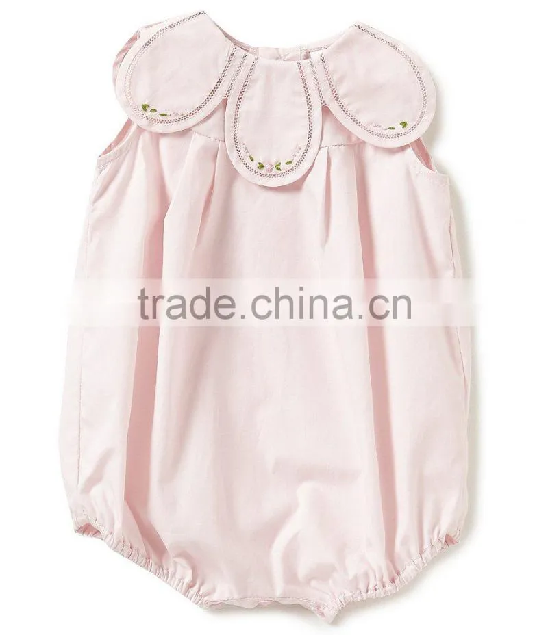 2107 new design kids clothes two pieces vintage linen girl boutique clothing fashion brand baby clothing set