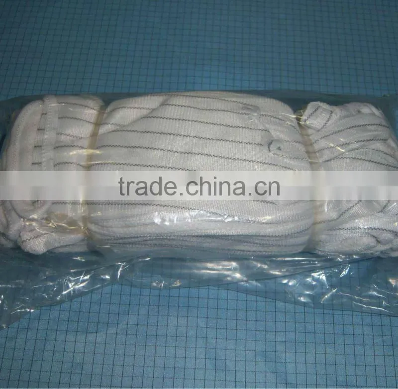 Industrial esd white cotton glove