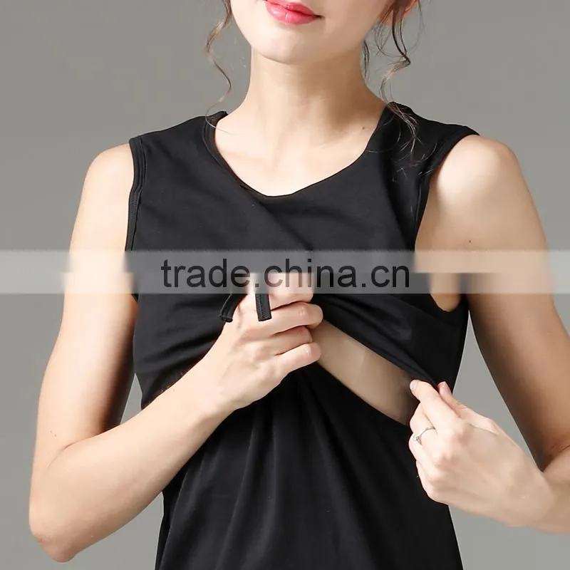 Emotion Moms Summer OEM Service Europe Long Breastfeeding Maxi Dress Maternity Evening Dresses