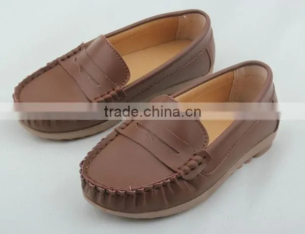 Shenzhen rubber sole baby and children cssual boat shoes