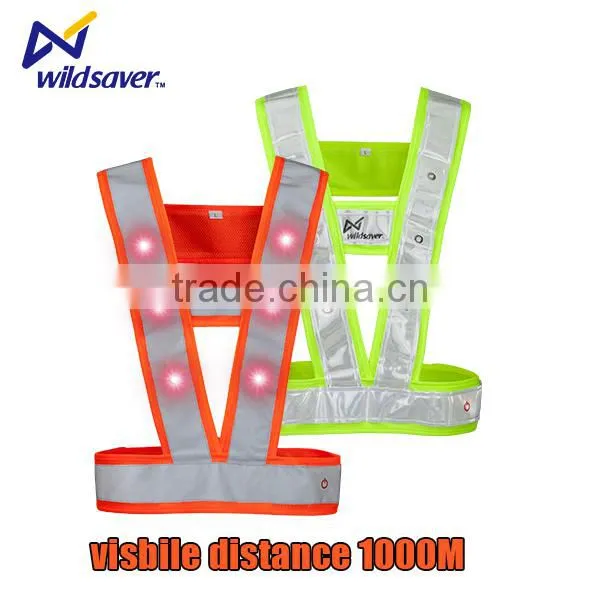 Hi Vis LED Flashing Safety Cleaning Uniform for Road Cleaner