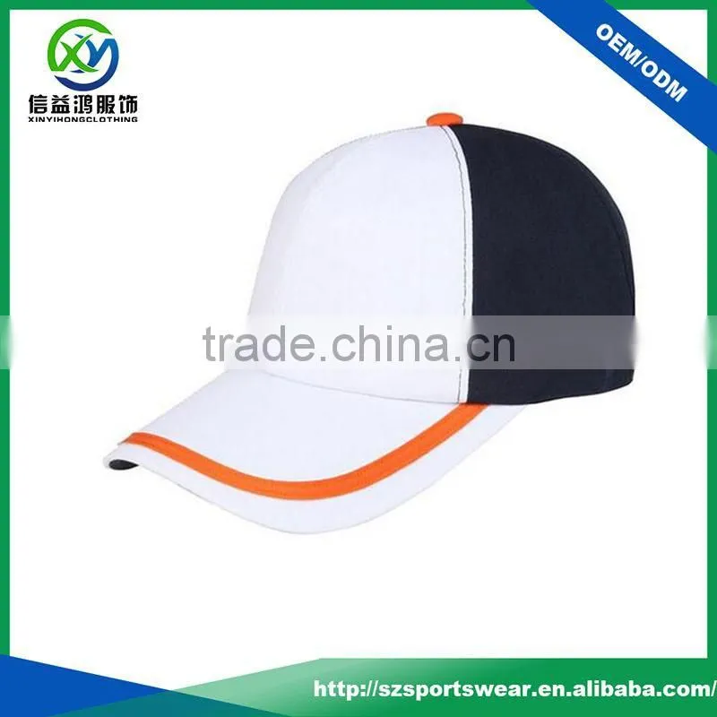OEM service color combination embroidery logo sports caps