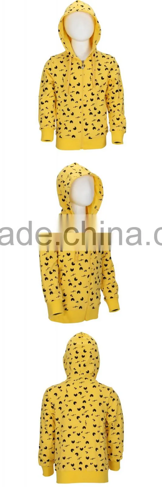 BEROY Wholesale high quality cotton zipper hoodies for kids, custom girl outdoor coat