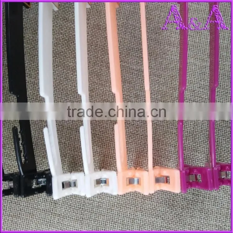 Customized logo clothes hanger gold large plastic hanger