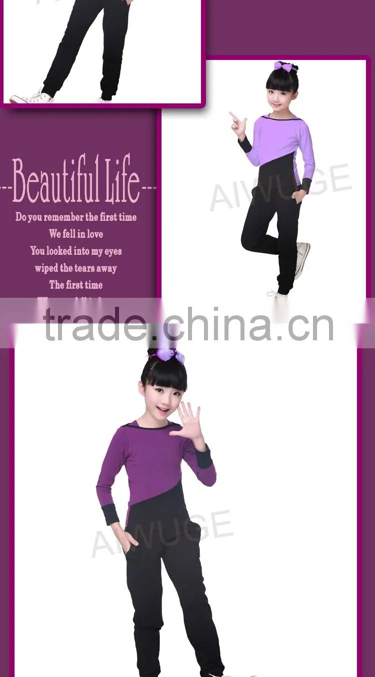 New Spring Girls Hoodies And Pants Boat Neck Long Sleeve Trendy Tracksuits Kids Pullover Sweatshirt Set