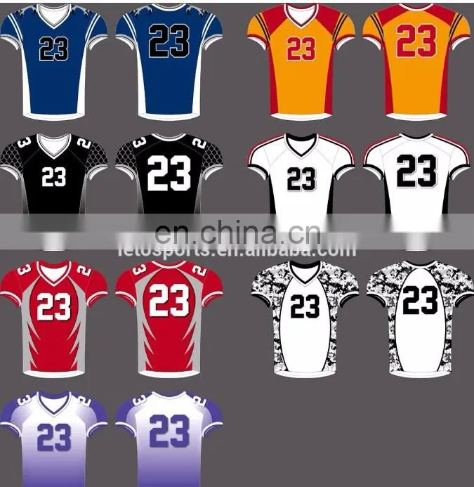 Mesh Fabric American Football Training Jersey/ Customized American Football Uniform Top