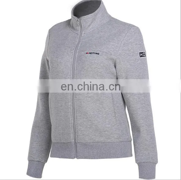 Lastest fashion design autumn winter loose fit plain hoodies women gym clothing