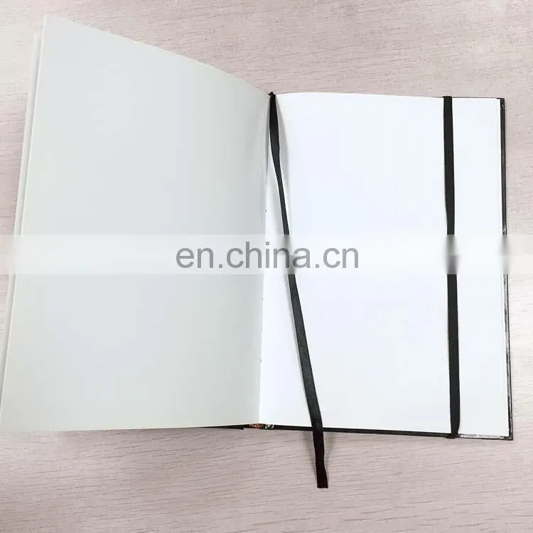 China Manufacture Wholesale Offset Printing Custom Cheap Thick Hardcover Note book With Ribbon