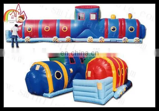 inflatable tunnel/inflatable train tunnel/train inflatable bouncer