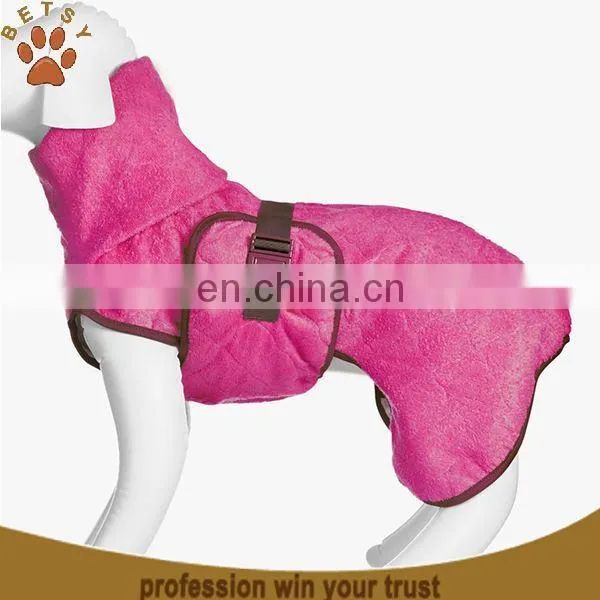 cute absorbent Dog towel and dog bathrobe coat