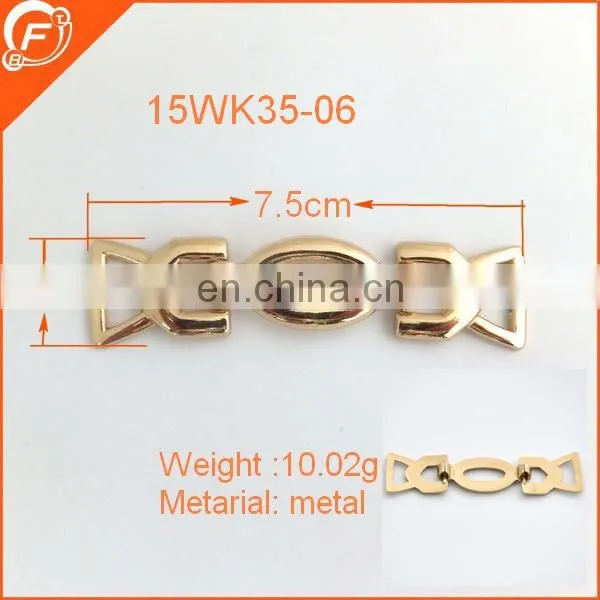gold metal garment accessories for wholesale