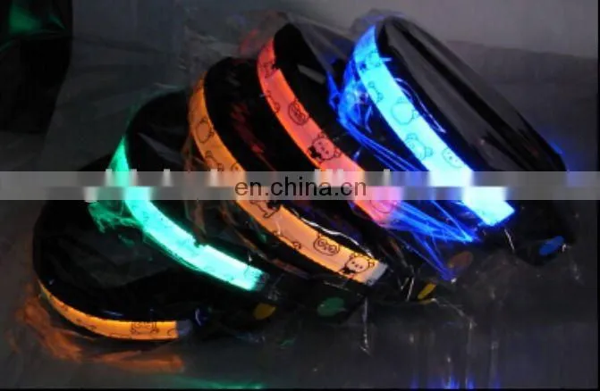 pet collars/leashes with LED light