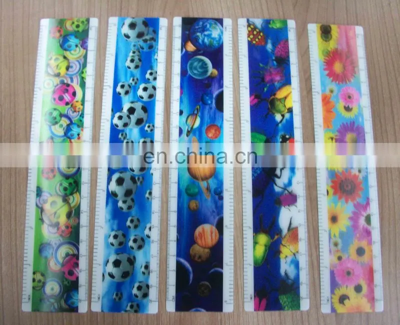 UV printed lenticular effect l-shape ruler