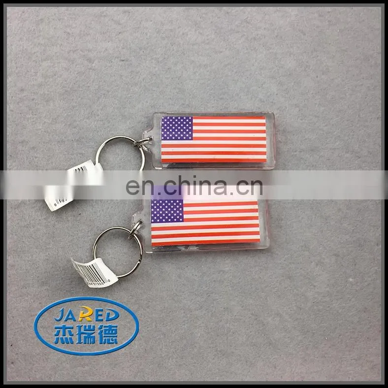 Manufacturer Make Custom Country Falg Design Metal Crafts Keychain Pendant for People