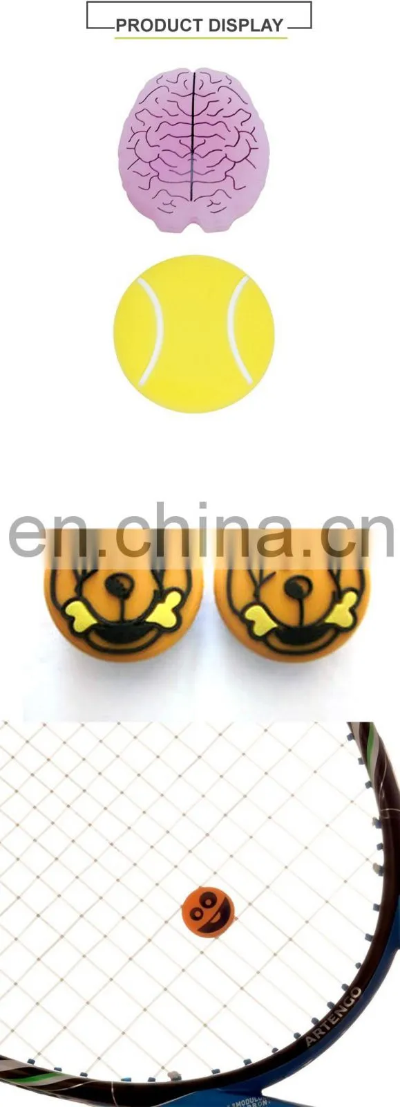 New Arrival Silicone Custom Tennis Damper - tennis racket vibration damper