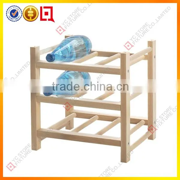 Bottled water display rack