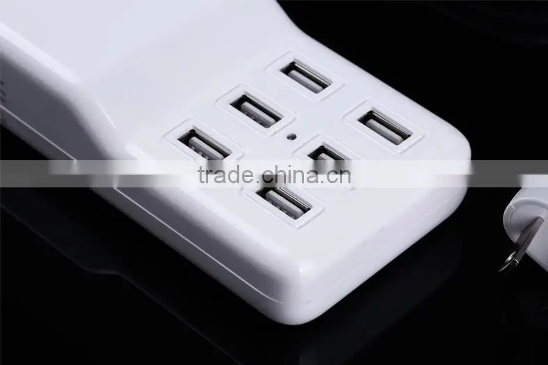 hot new products for 2015 6 port usb charger,5V 12A usb wall charger,6 usb universal charger,wall charger