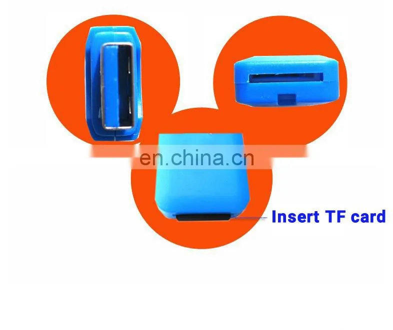 2021 NEW High Speed mini Micro TF SD Card Reader USB 2.0 With Lid Adapter Memory Card Reader