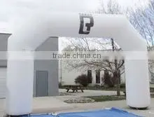 high quality simple white advertising Inflatable Arch inflatable archway for sale