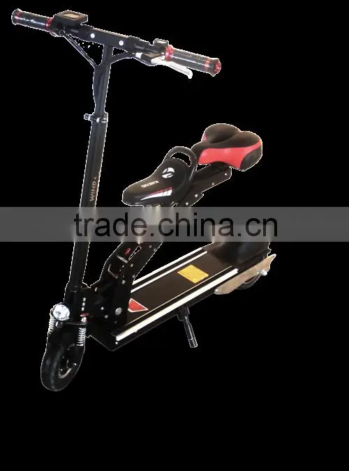 Foldable electric mobility scooter with two seat
