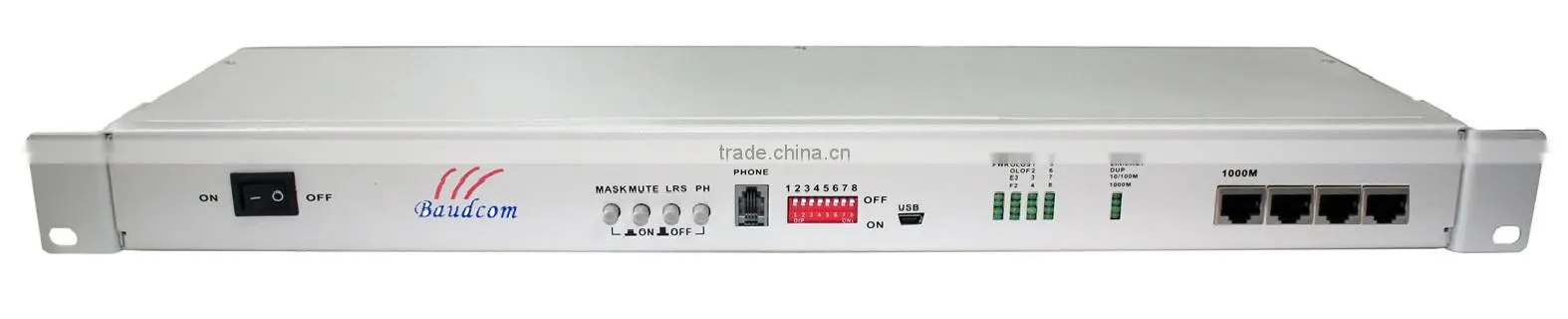 8E1 4 Gigabit ethernet fiber optic multiplexer manufactures